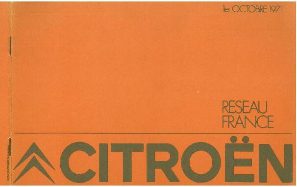 Citroën forhandlernet 1971
