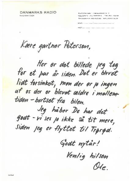 Anlægsgartner Knud Petersen og hans Citroën