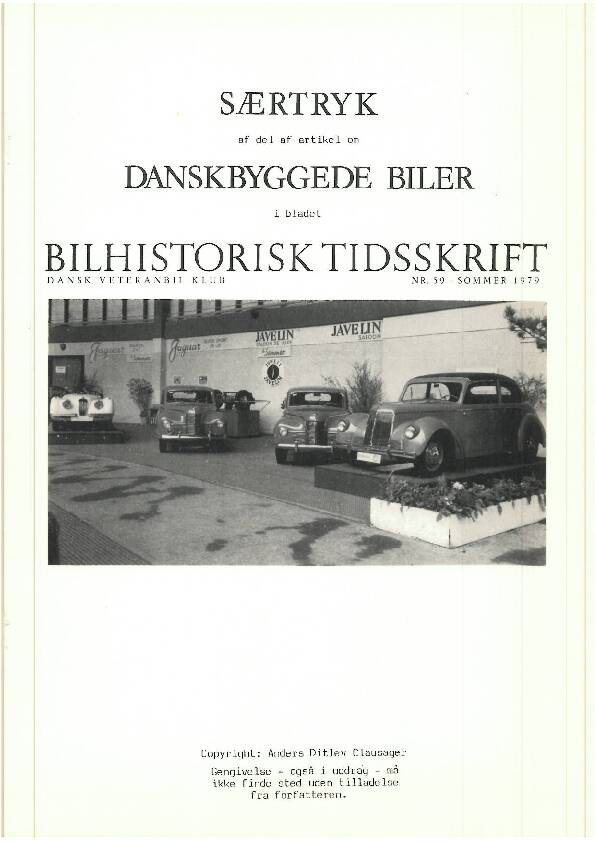 Danskbyggede biler