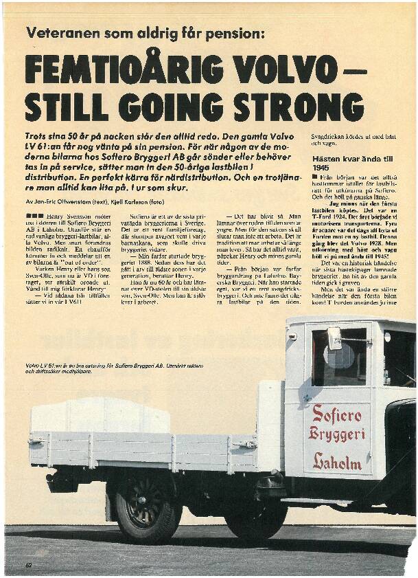 Volvo LV61 artikel