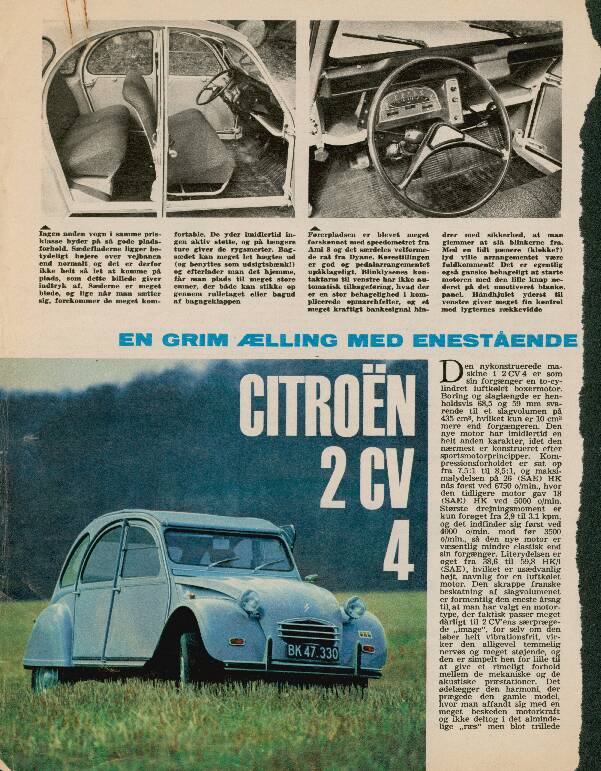 Citroen 2CV artikel i Motor
