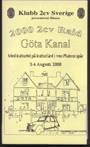2CV Raid - Göta Kanal