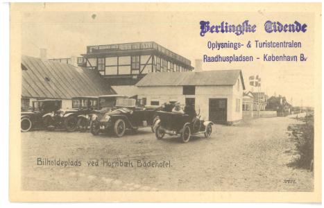 Biler foran Hornbæk Badehotel