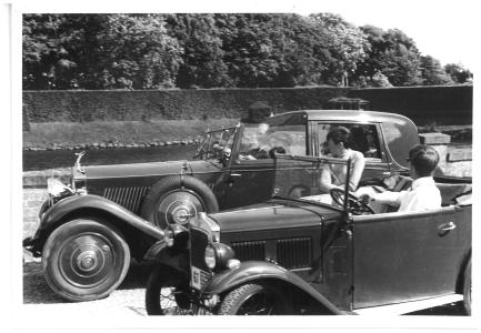 Rolls-Royce og en Austin 7