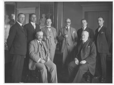 Grosserer F. Bülow mfl ved en festlighed i Wivex