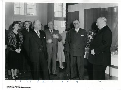 Grosserer C.A. Bülow med personalet