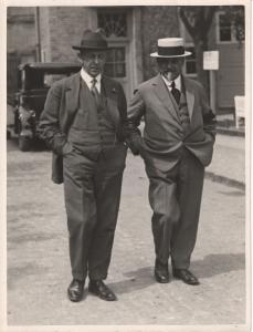 Grosserer Hans Lystrup og grosserer F.C. Jacobsen