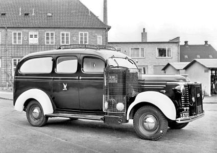 Ambulance med BurWain gasgenerator
