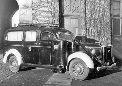 Ambulance med BurWain gasgenerator