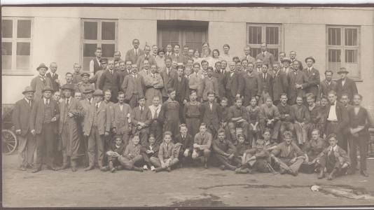 Gruppebillede hos Bülow 1922
