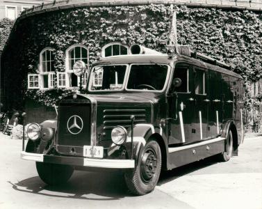 Mercedes-Benz Brandslukningskøretøjer, København 1939 (7 foto)