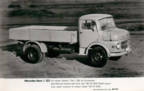 Mercedes-Benz lastvogn L 322 / L 1113 (15 fabriksfoto)