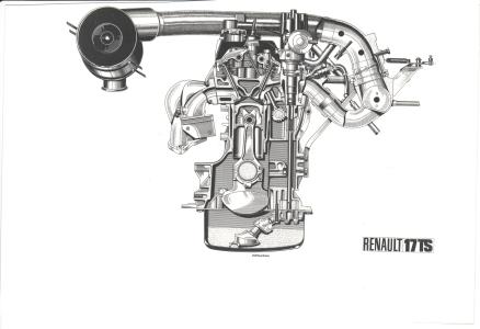 Renault 17TS motor