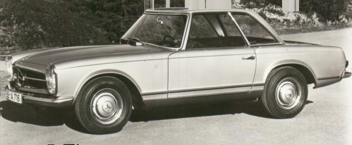 Mercedes-Bens 250SL (3 fabriksfoto)