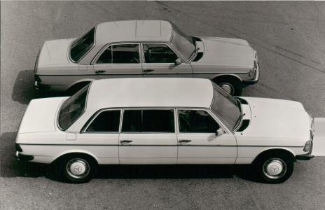 Mercedes-Benz W123 250-240D/300D Lang (8 fabriksfoto)