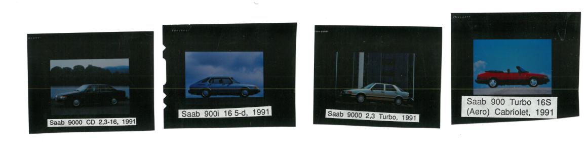 Saab 9000 og 900 (negativer 4)