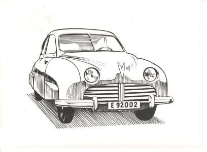SAAB 93 designstudie