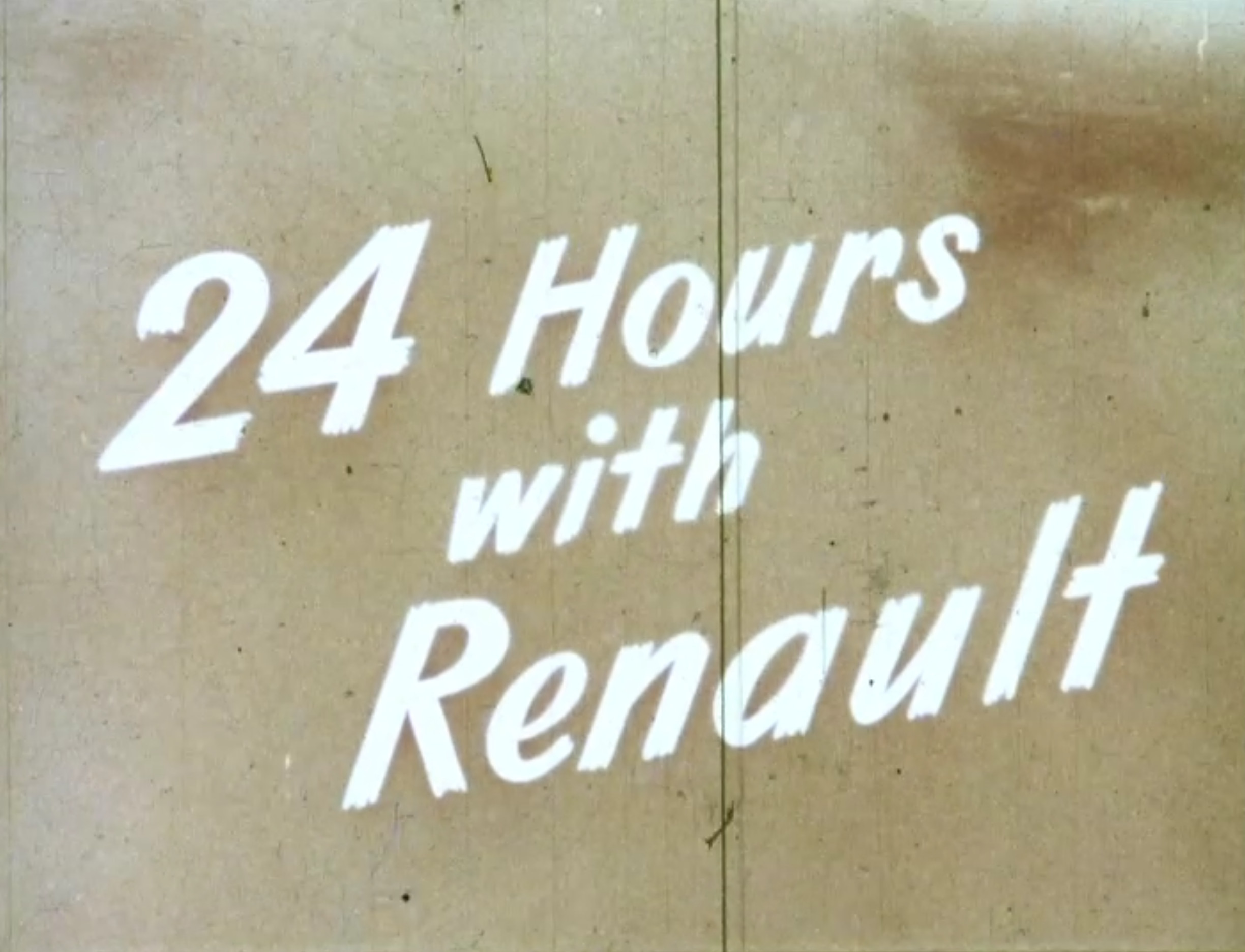24 hours with Renault