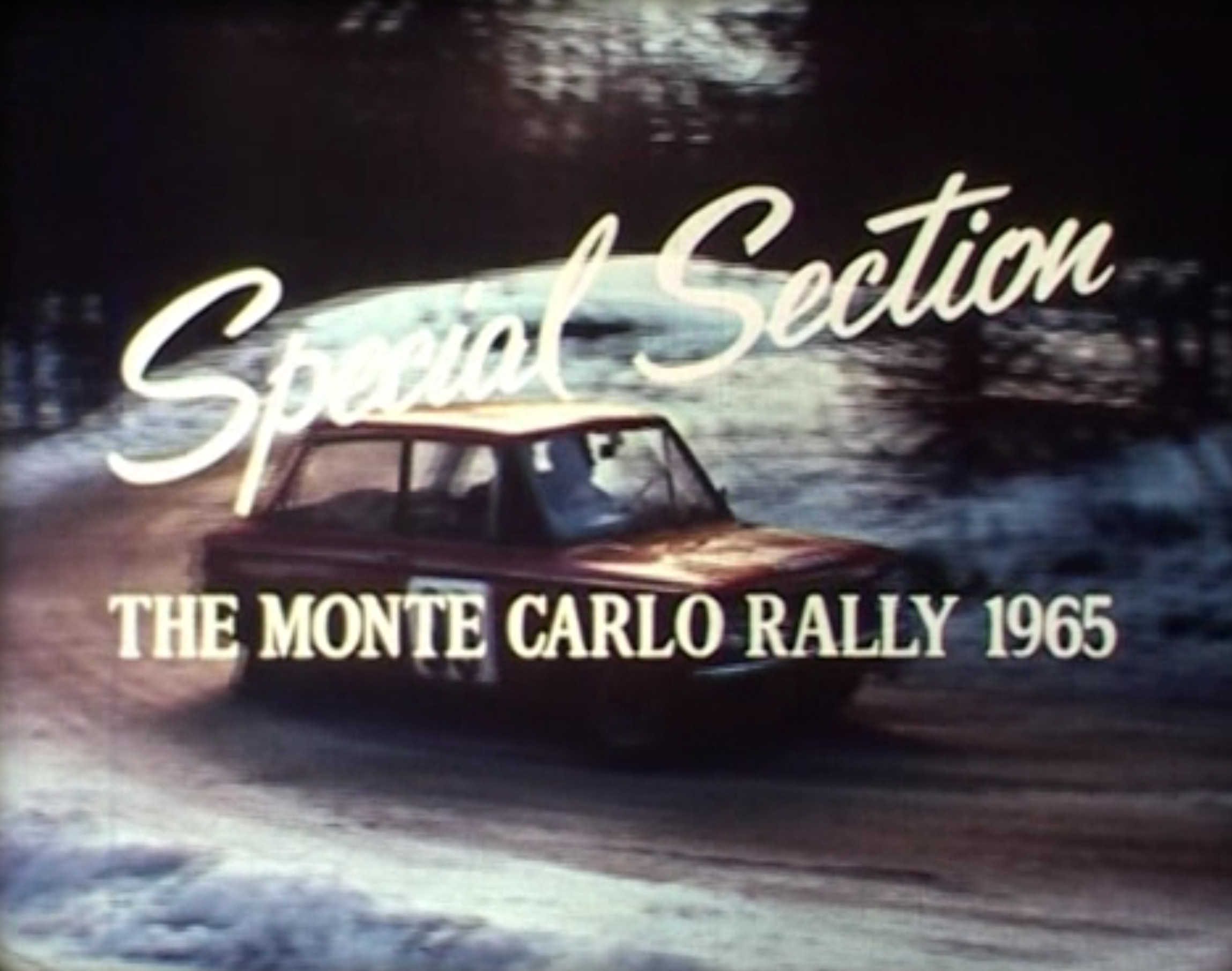 The Monte Carlo Rally 1965